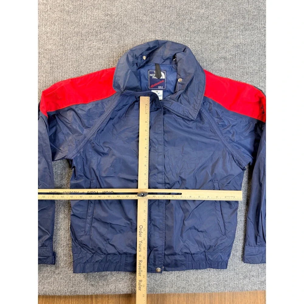 Vintage The North Face Extreme Gore-Tex Jacket Navy Red USA Made Womens 12 Y2K